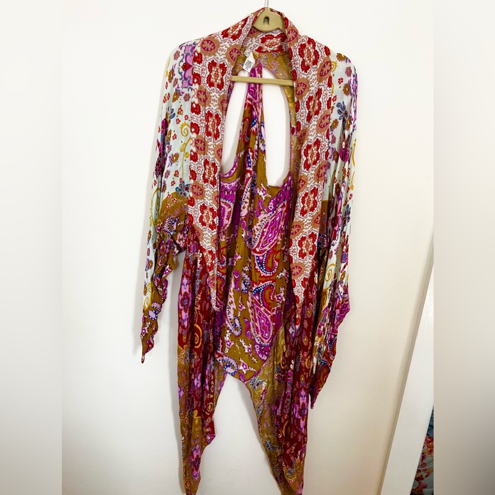 Free People Colorful Kimono